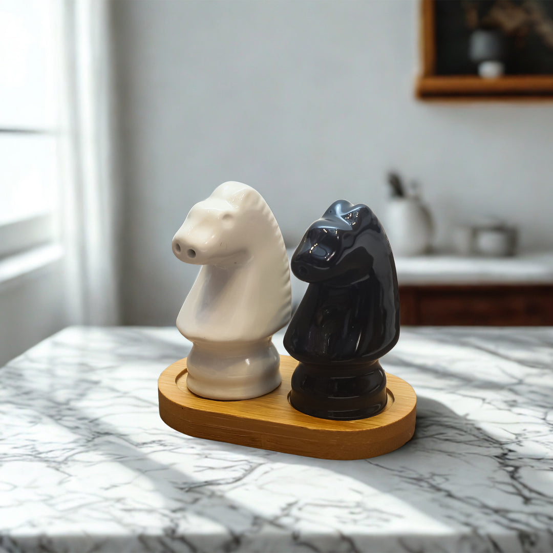 Elegant Horse Spice Jars