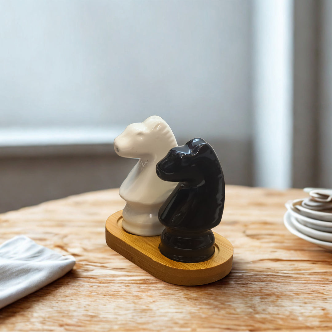 Elegant Horse Spice Jars