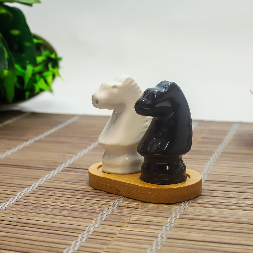 Elegant Horse Spice Jars