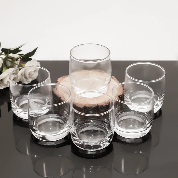 CRYSTAL CLEAR WHISKEY GLASS SET