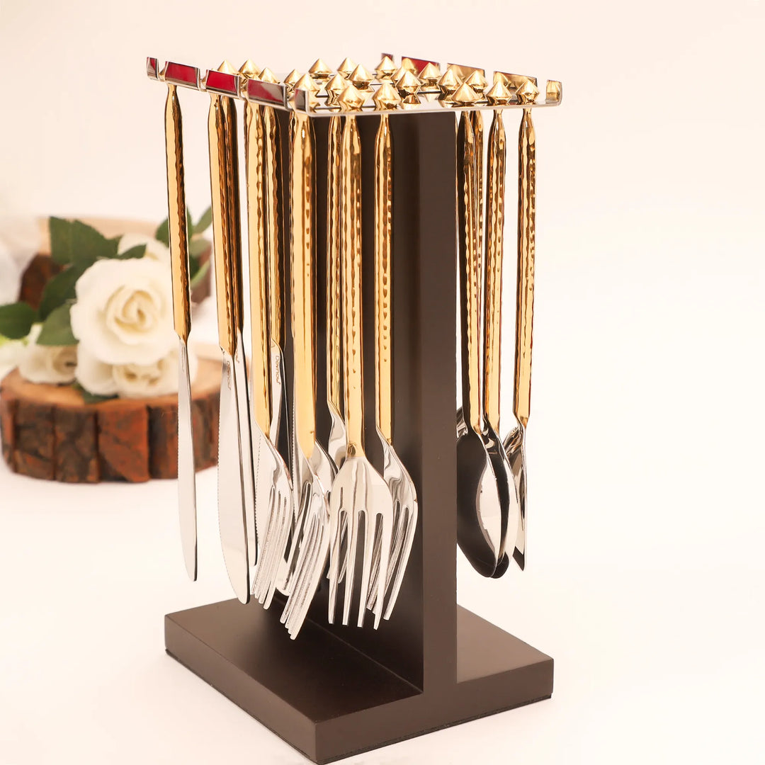 GOLDEN SHINE ELEGANT CUTLERY SET