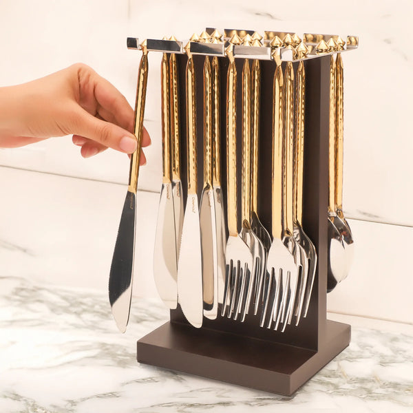 GOLDEN SHINE ELEGANT CUTLERY SET