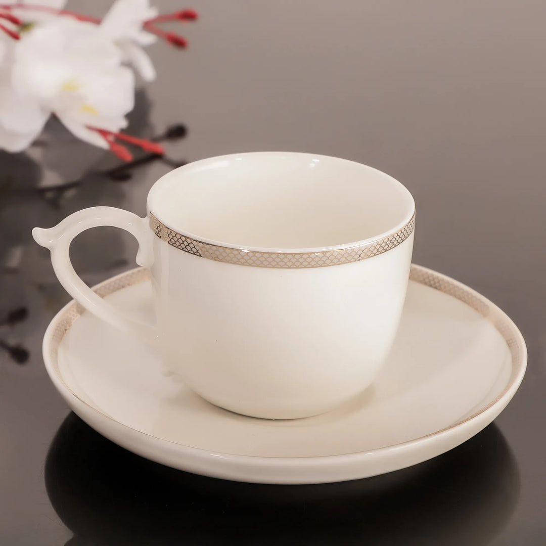 PLATINUM CHARM BONE CHINA SET