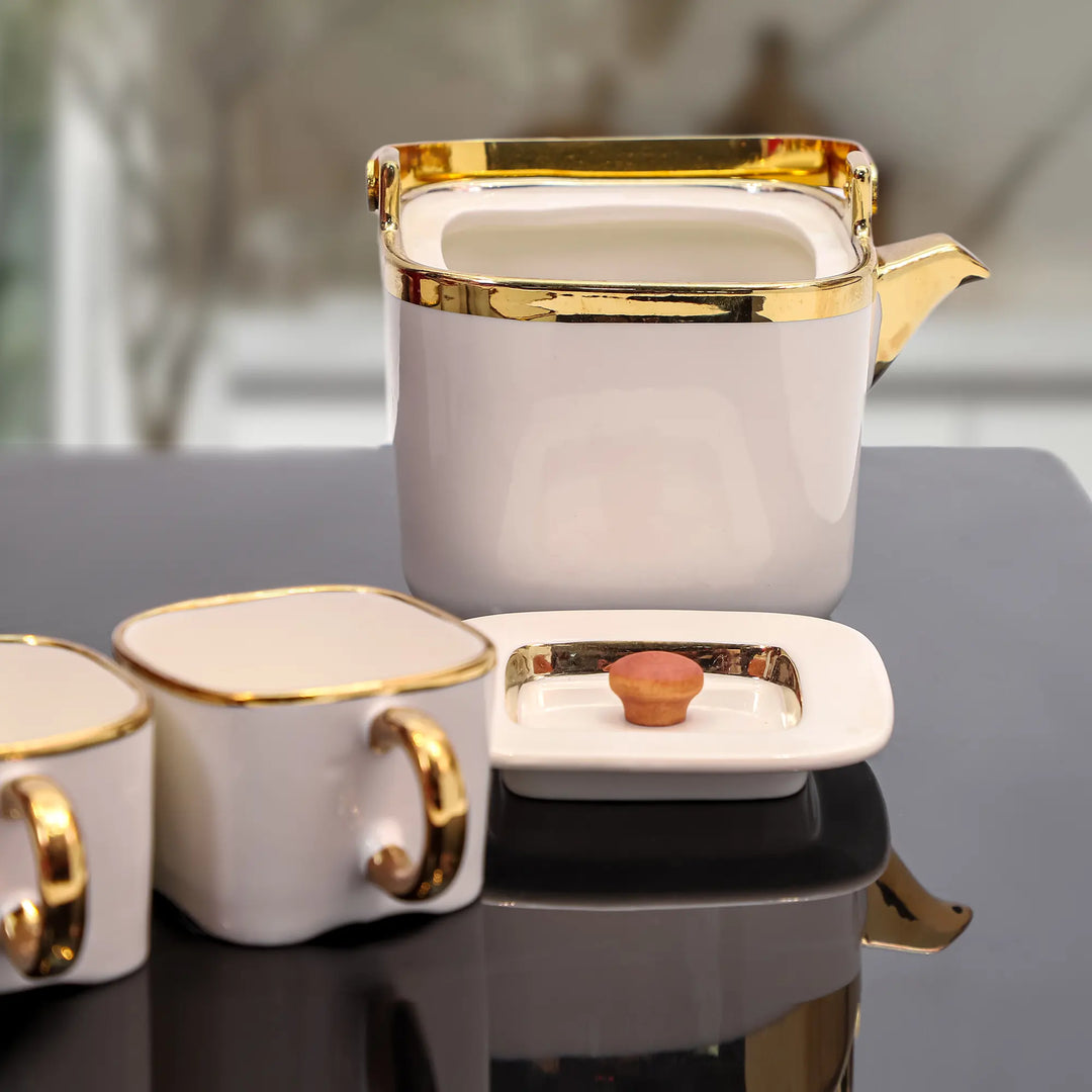 GOLDEN GRACE CERAMIC TEA SET