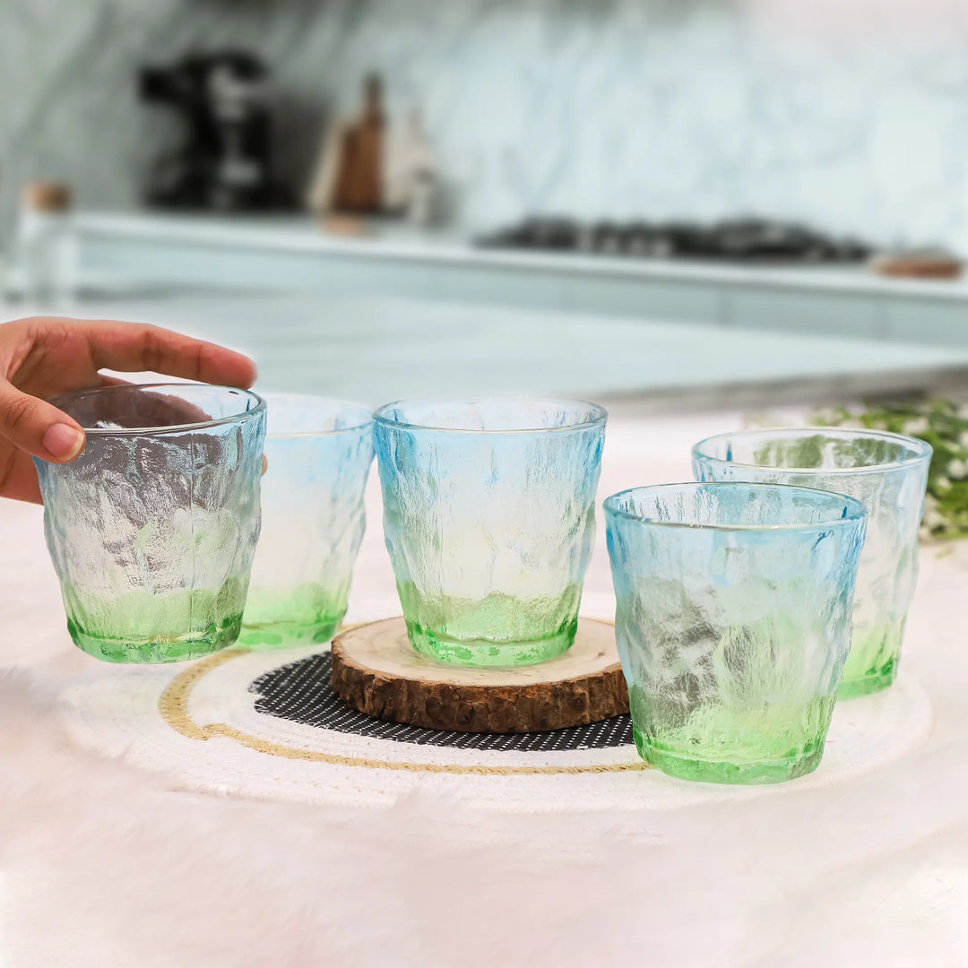 GLACIER TOUCH TUMBLER GLASS SET