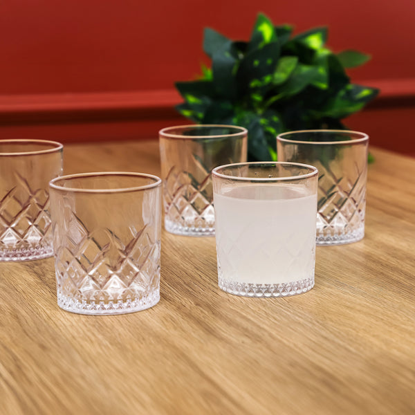 Crystal Crest Tumbler Set