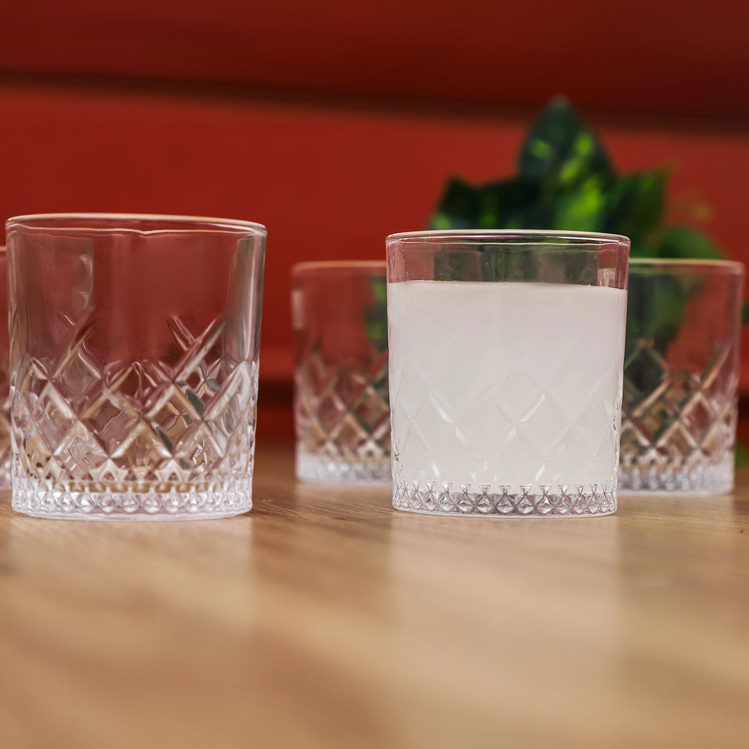 Crystal Crest Tumbler Set