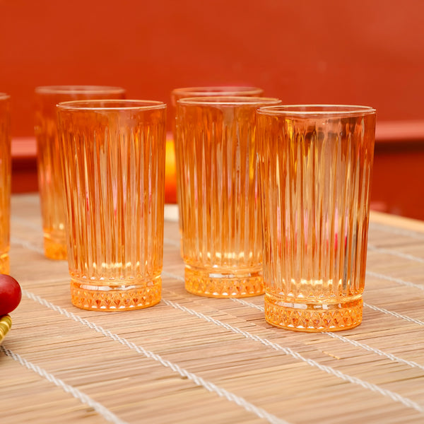 Sun Amber Tall Tumblers