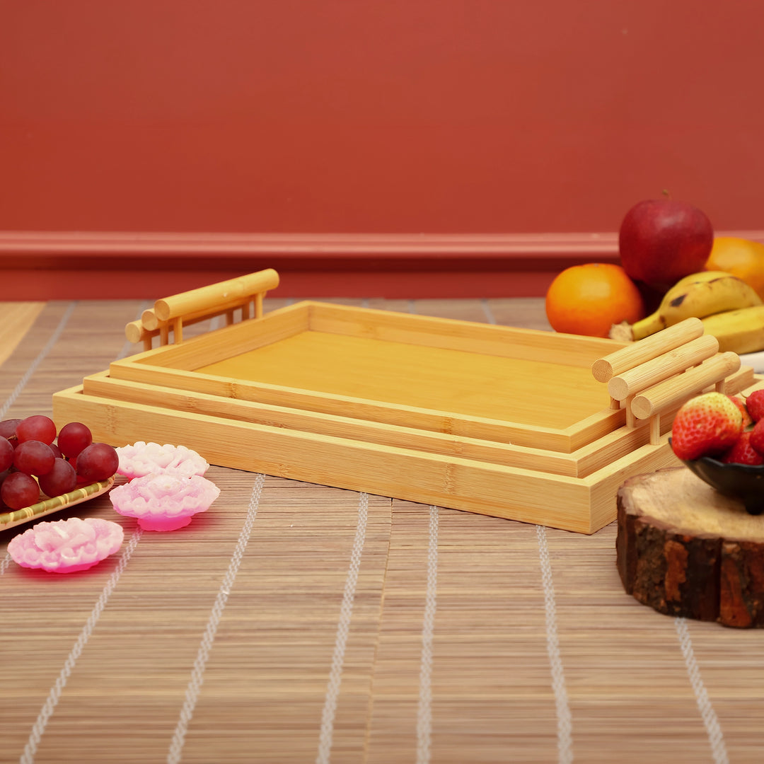 Bamboo Ease Serving Trays