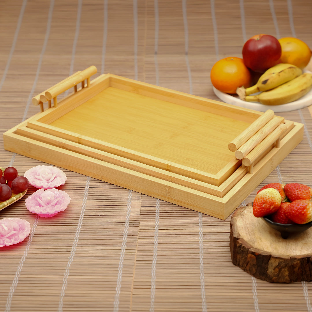 Bamboo Ease Serving Trays