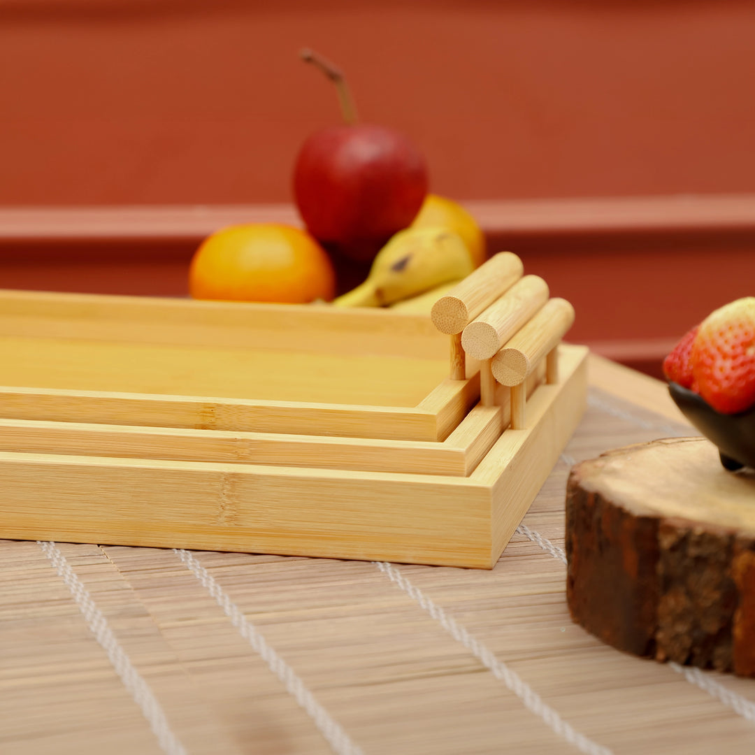 Bamboo Ease Serving Trays