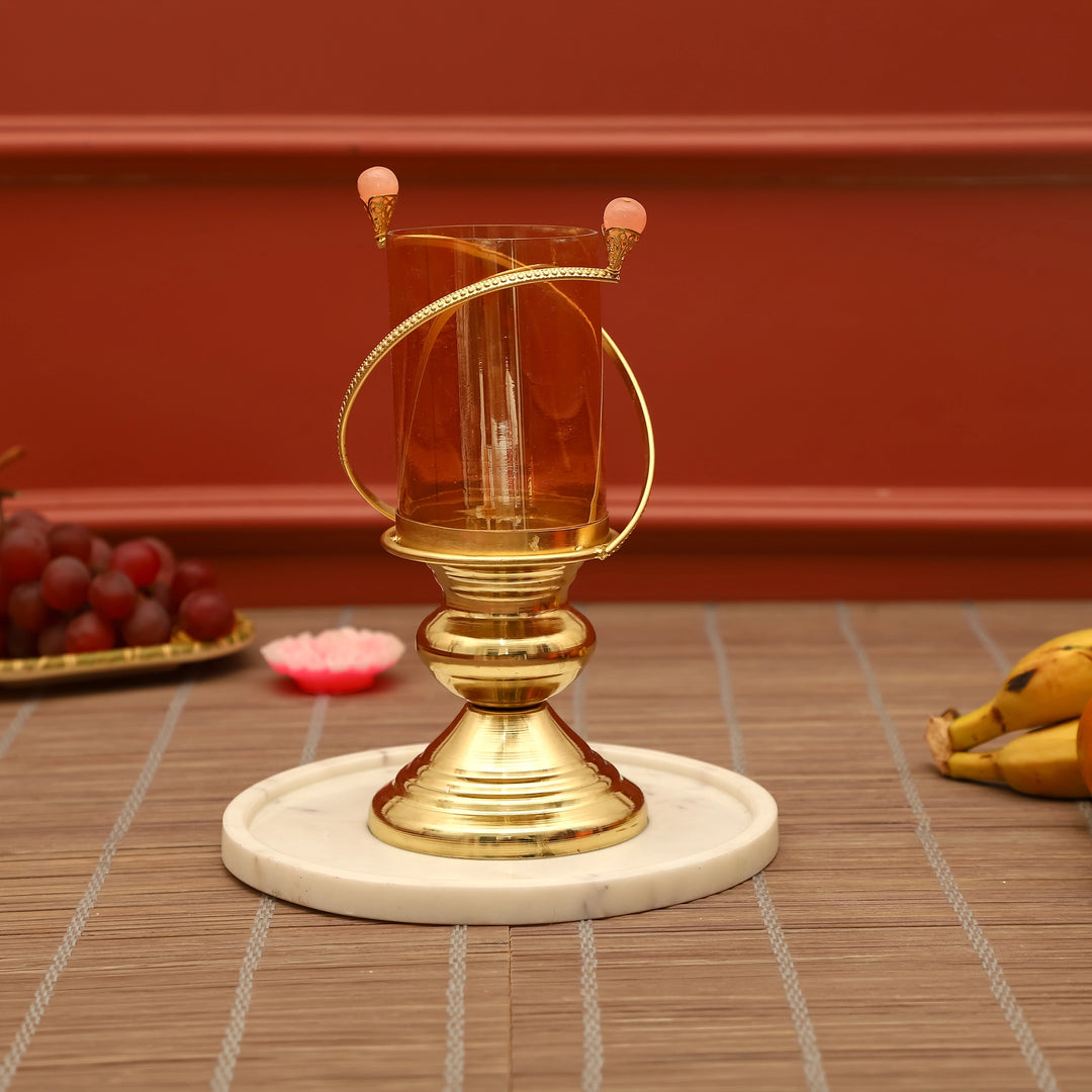 Amber Halo Candle Stand