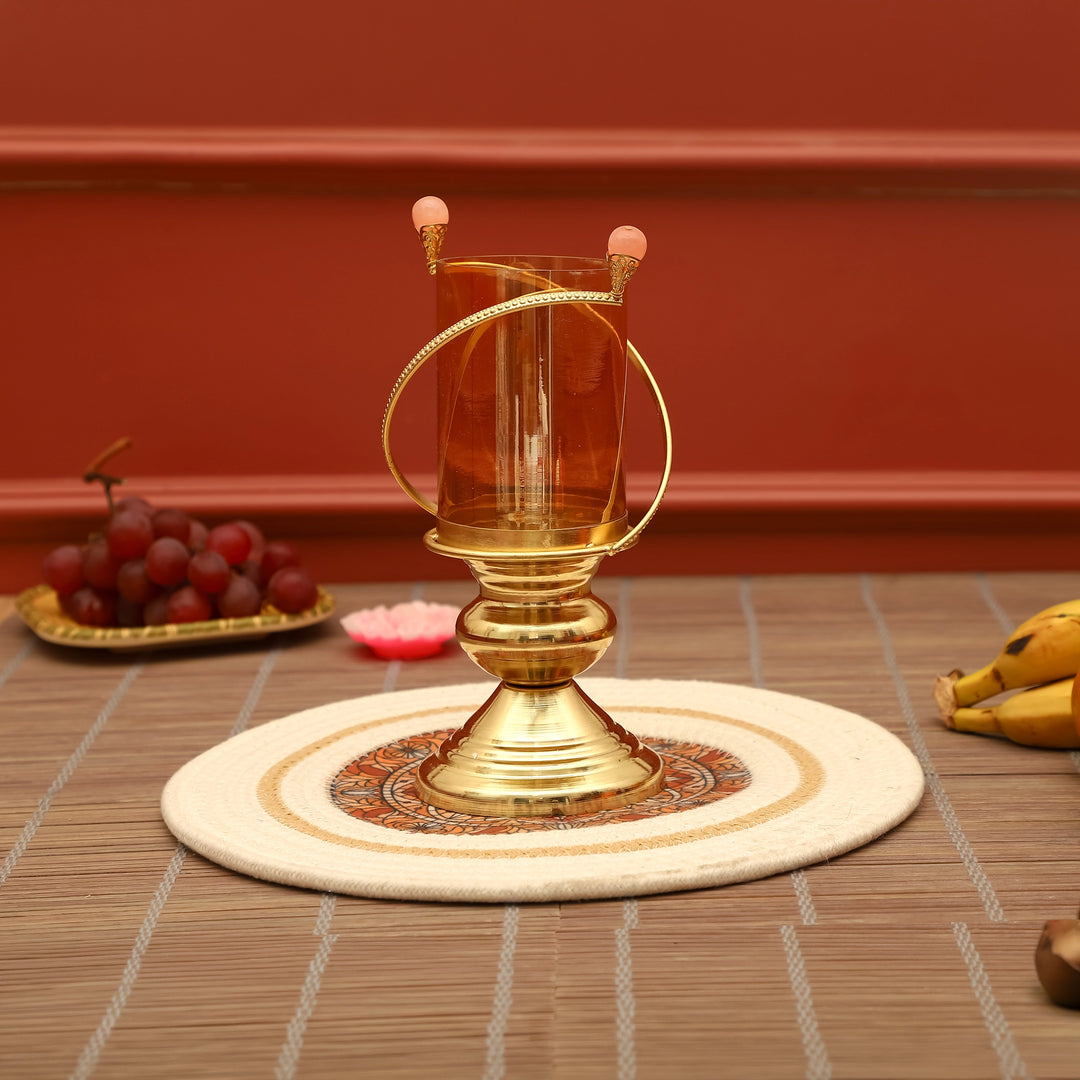 Amber Halo Candle Stand