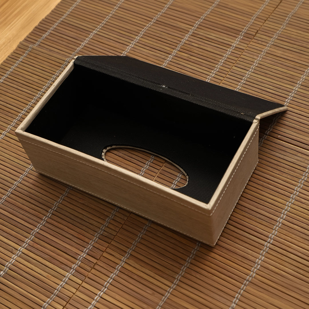 Linen Wood Grace Tissue Box