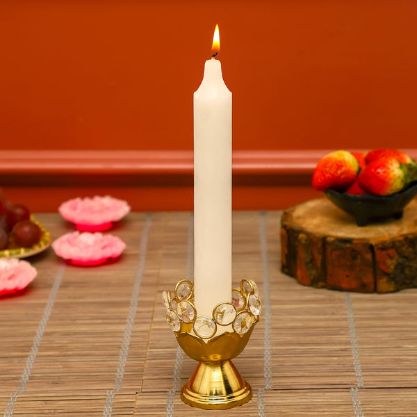 Crystal Crown Candle Holder