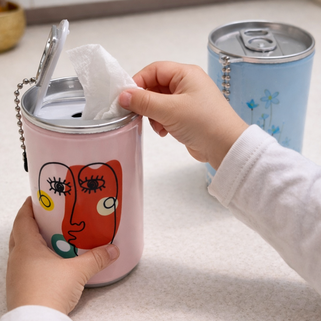 Charm Pop Mini Wet Wipes Cans