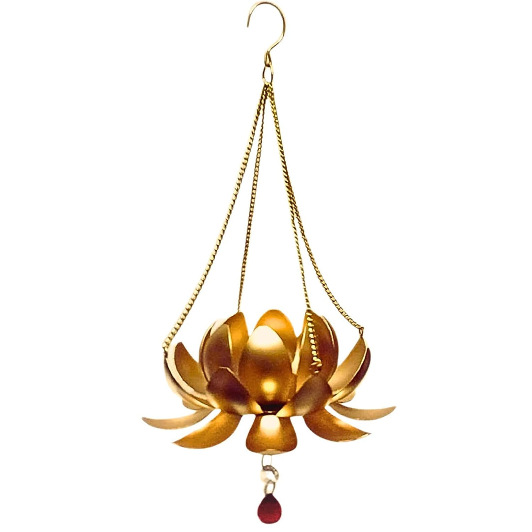 Lotus Hanging with Tea Light Holder