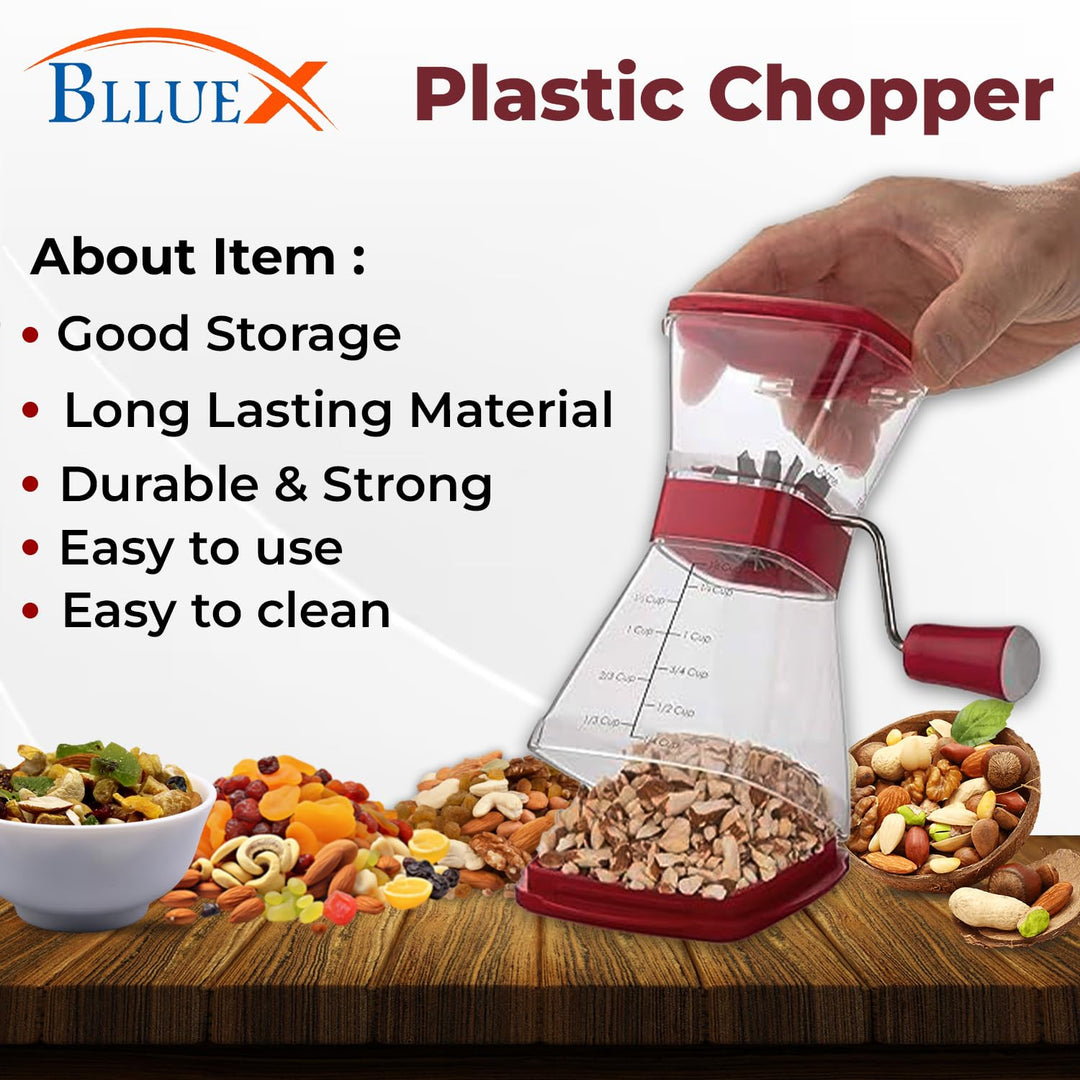 Manual Smart Chopper Stainless Steel Blades