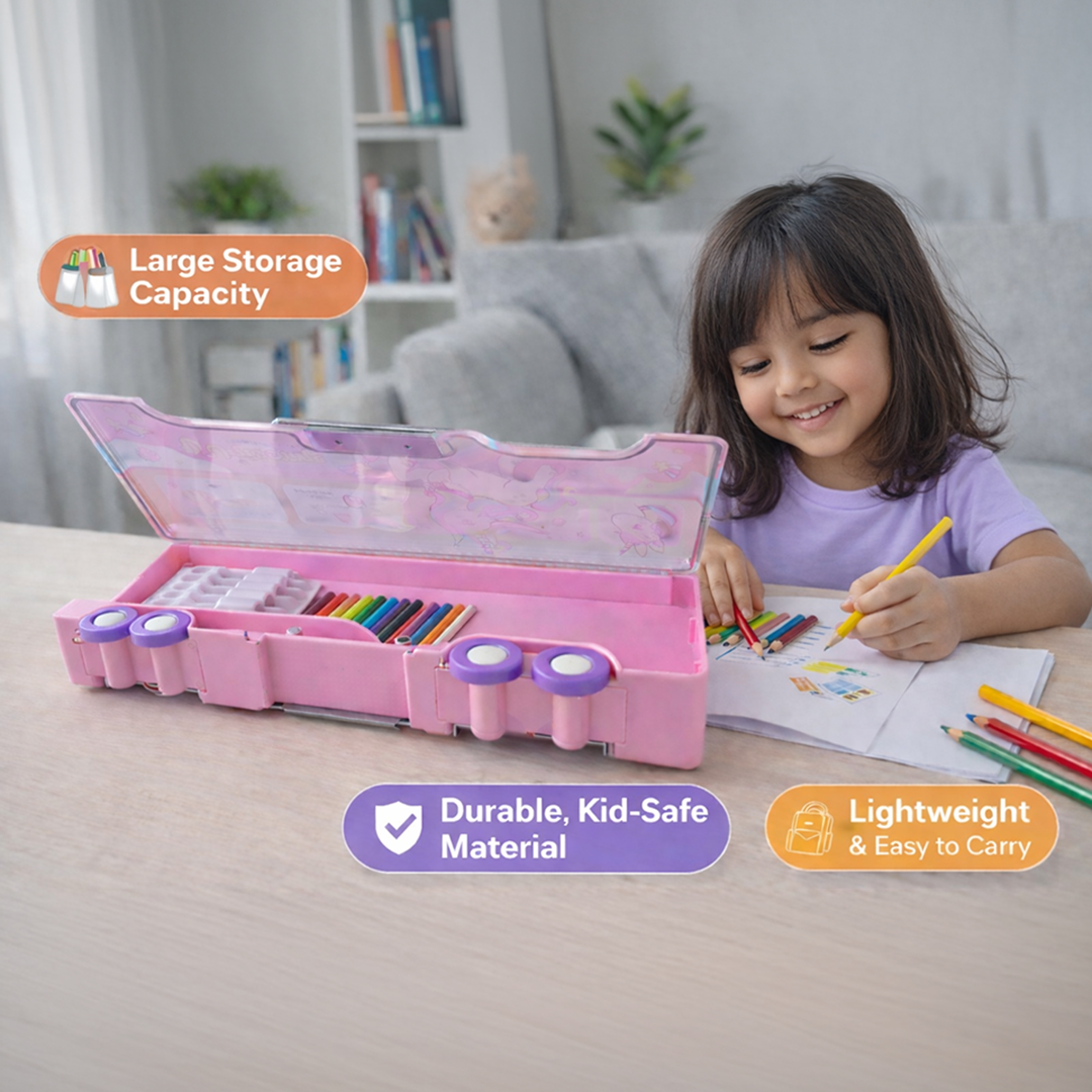 Unicorn Express Pencil Box