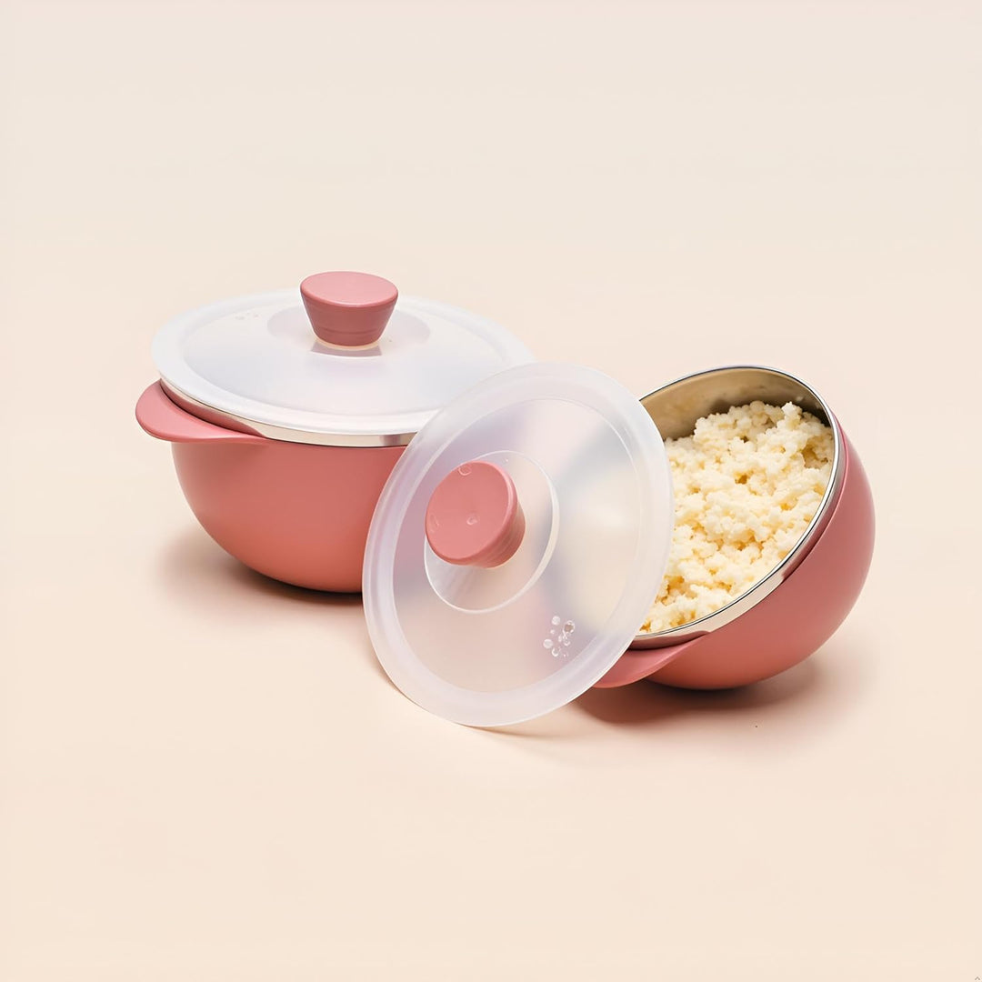 Premium Microwave Safe Bowls with Lids