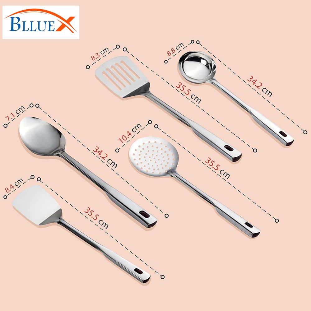 Premium Stainless Steel Cooking and Serving Set