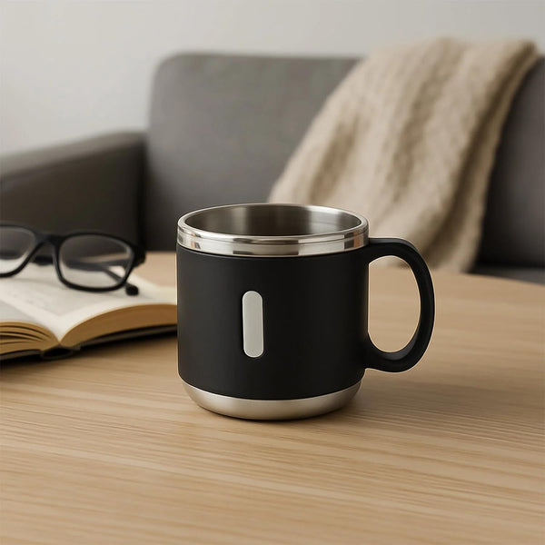 Premium Stainless Steel Double Wall Coffee Mug Set