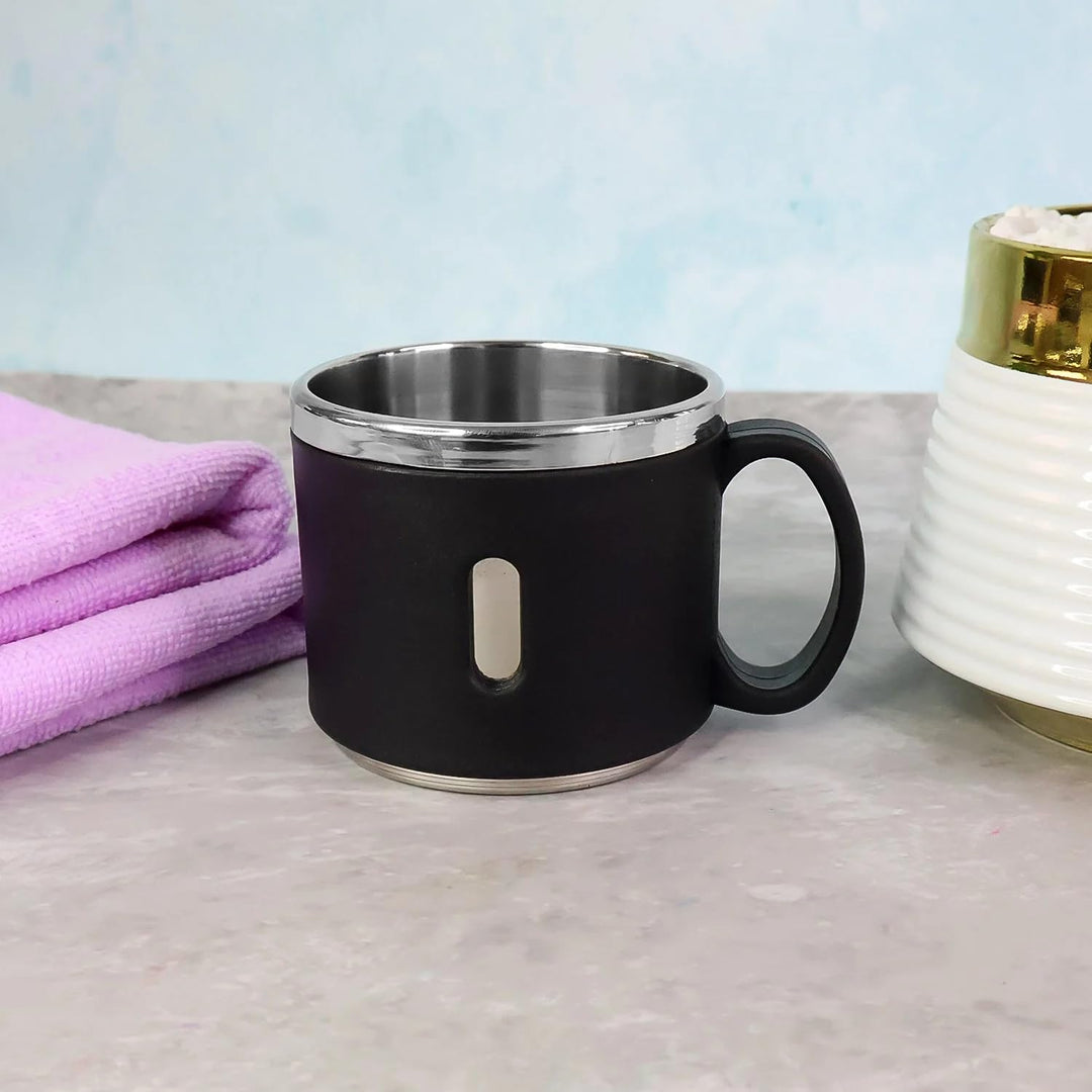 Premium Stainless Steel Double Wall Coffee Mug Set