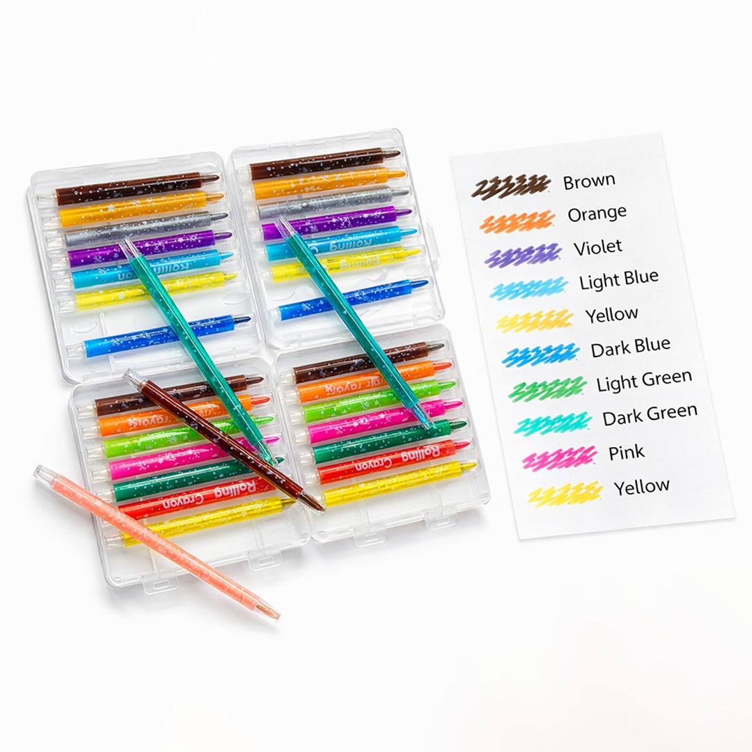 Color Pop 18 – Twist Crayon Set