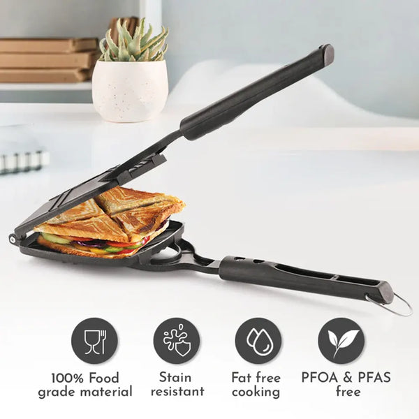 4 Cuts Non-Stick Grill Sandwich Maker