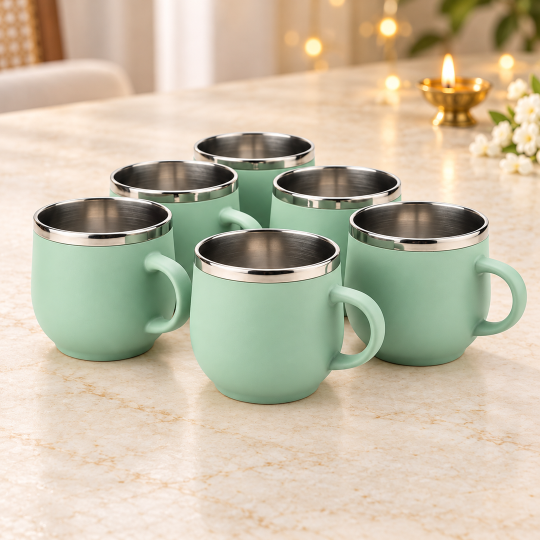 Double Wall Tea and Coffee Mugs