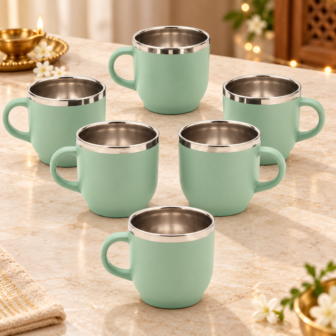 Double Wall Tea and Coffee Mugs