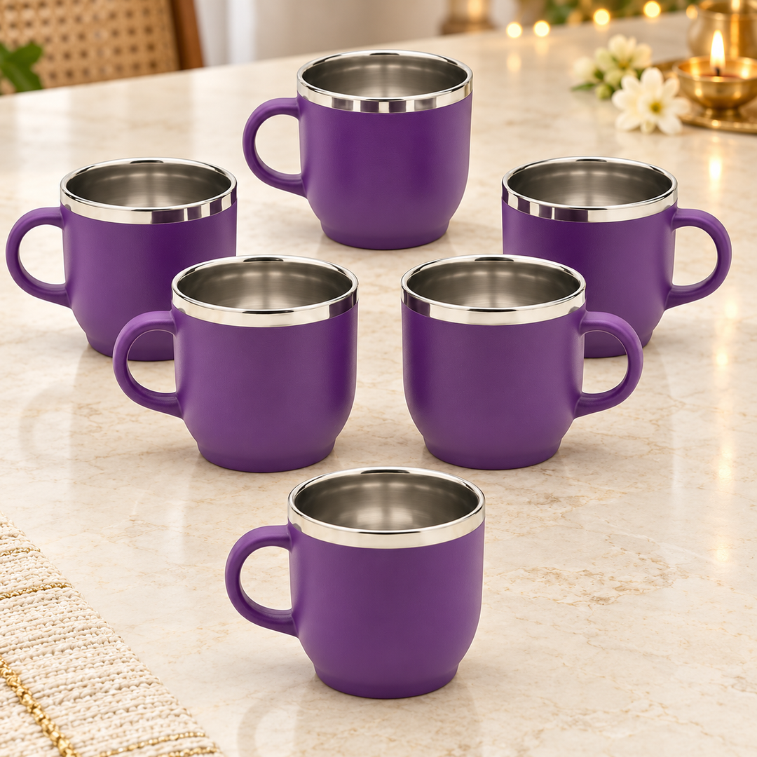 Double Wall Tea and Coffee Mugs