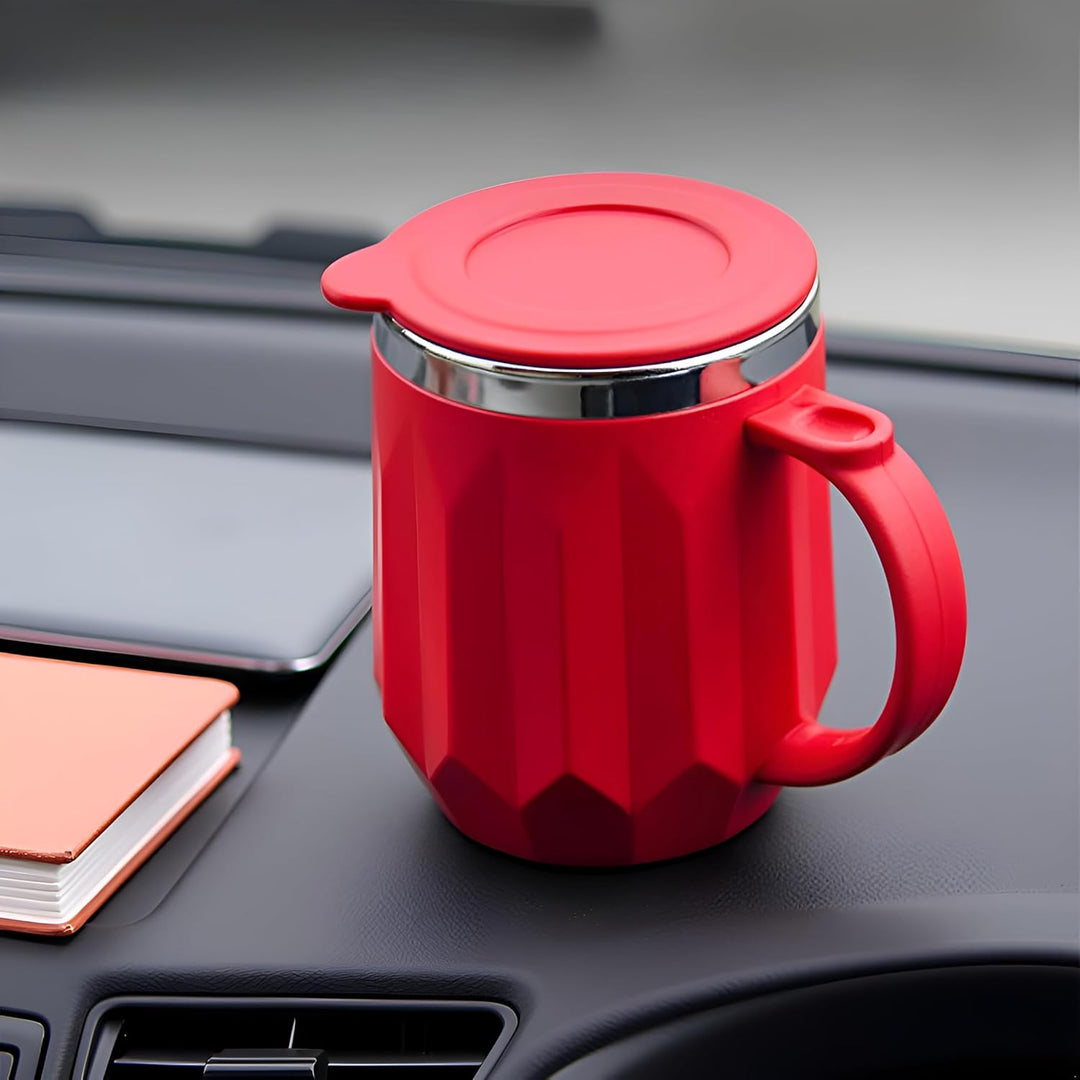 Stainless Steel Coffee Mug with Lid