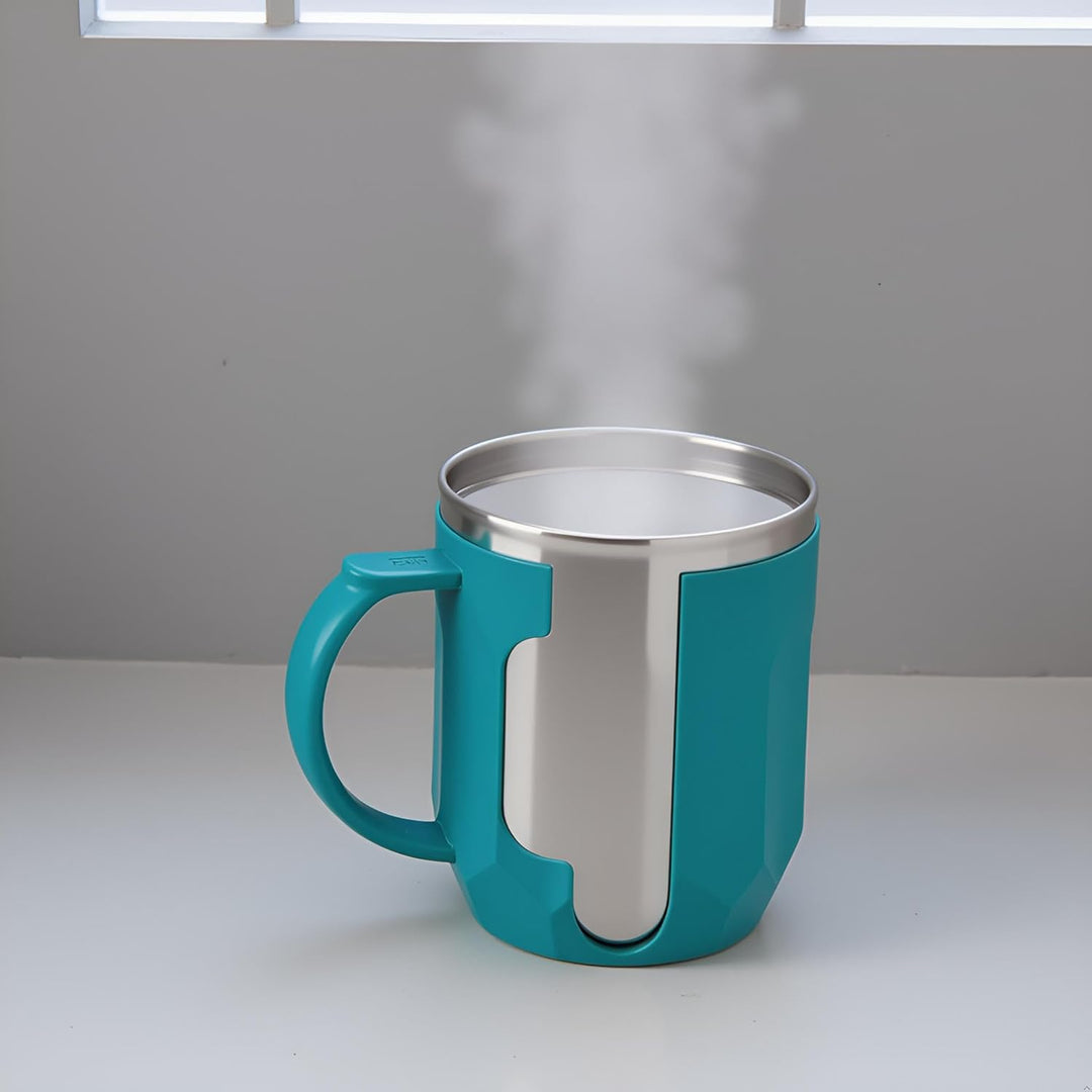 Stainless Steel Coffee Mug with Lid
