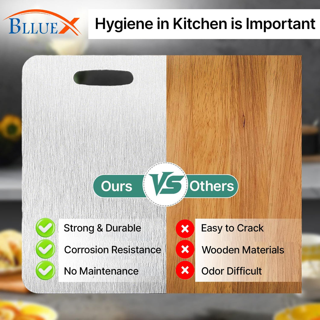 Stainless Steel Cutting & Chopping Board for Vegetable & Fruits