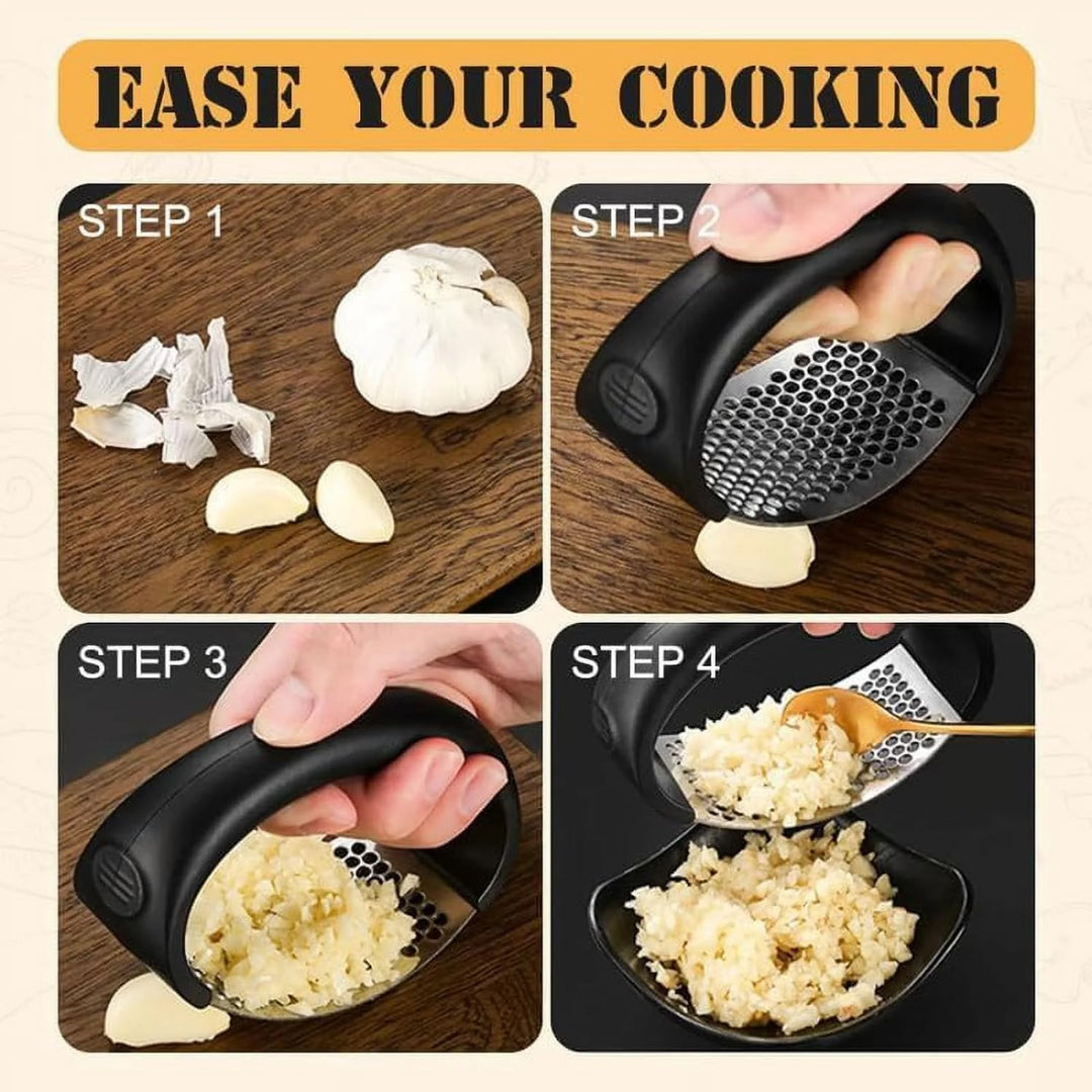 Stainless Steel Manual Garlic Crusher