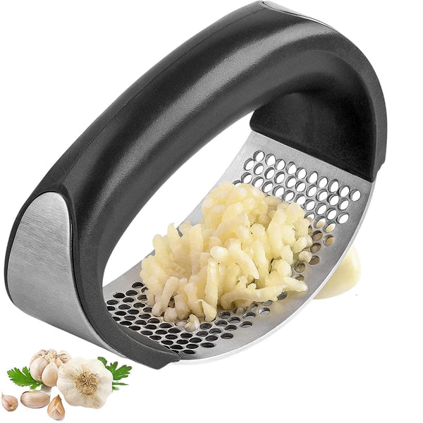 Stainless Steel Manual Garlic Crusher Pink
