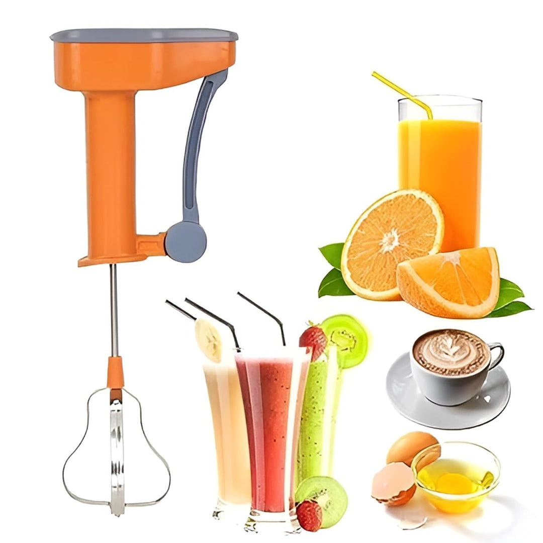 Stainless Steel Manual Hand Blender