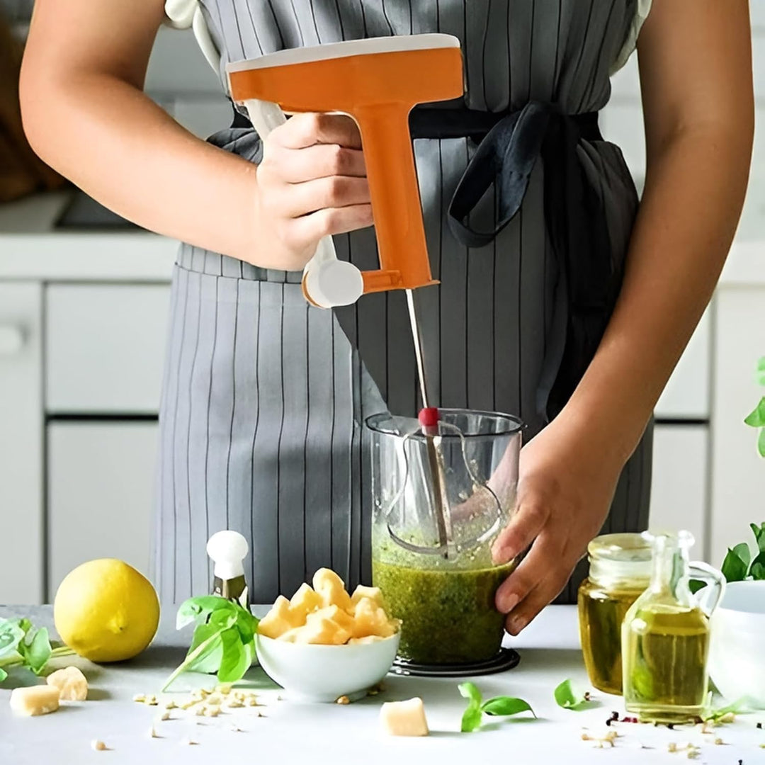 Stainless Steel Manual Hand Blender