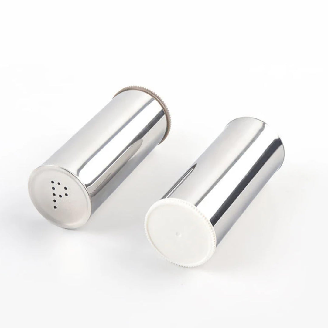 Stainless Steel Shakers Set for Salt & Pepper