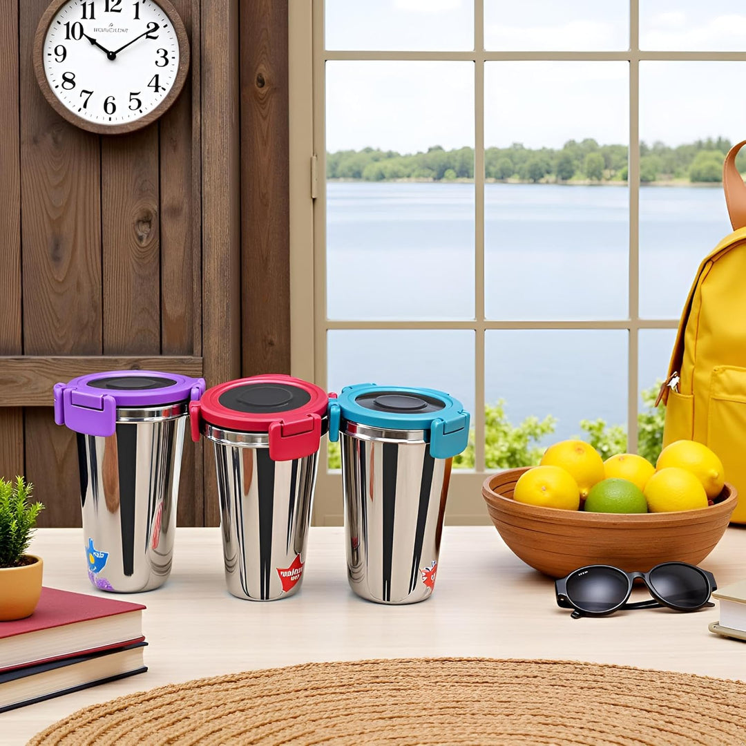Stainless Steel Tumbler with Lid