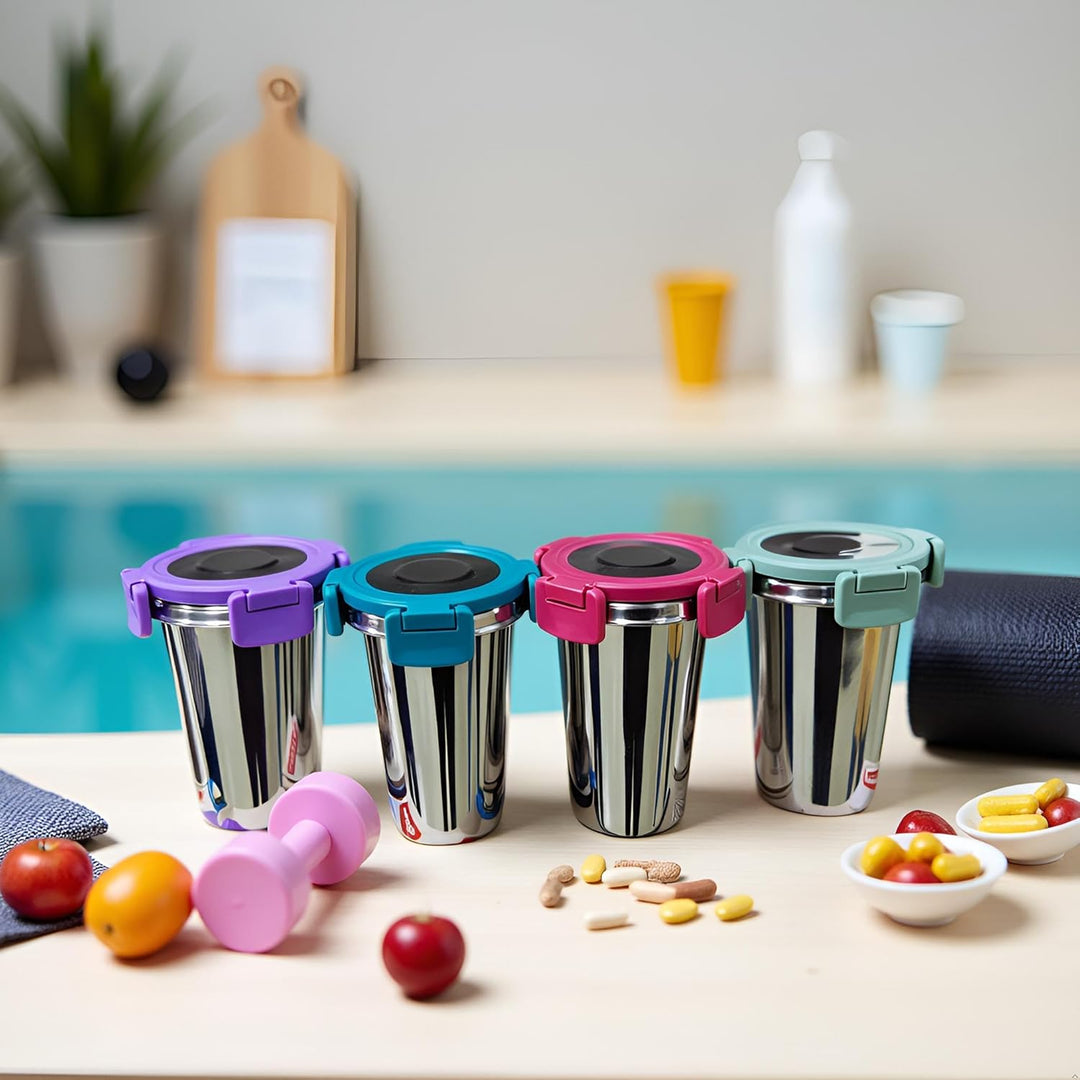 Stainless Steel Tumbler with Lid