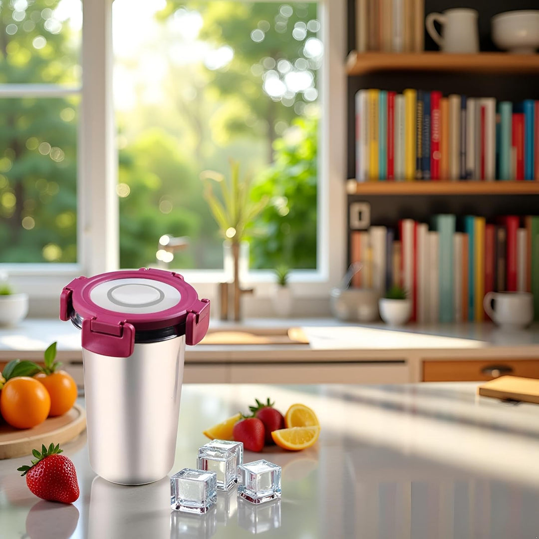 Stainless Steel Tumbler with Lid