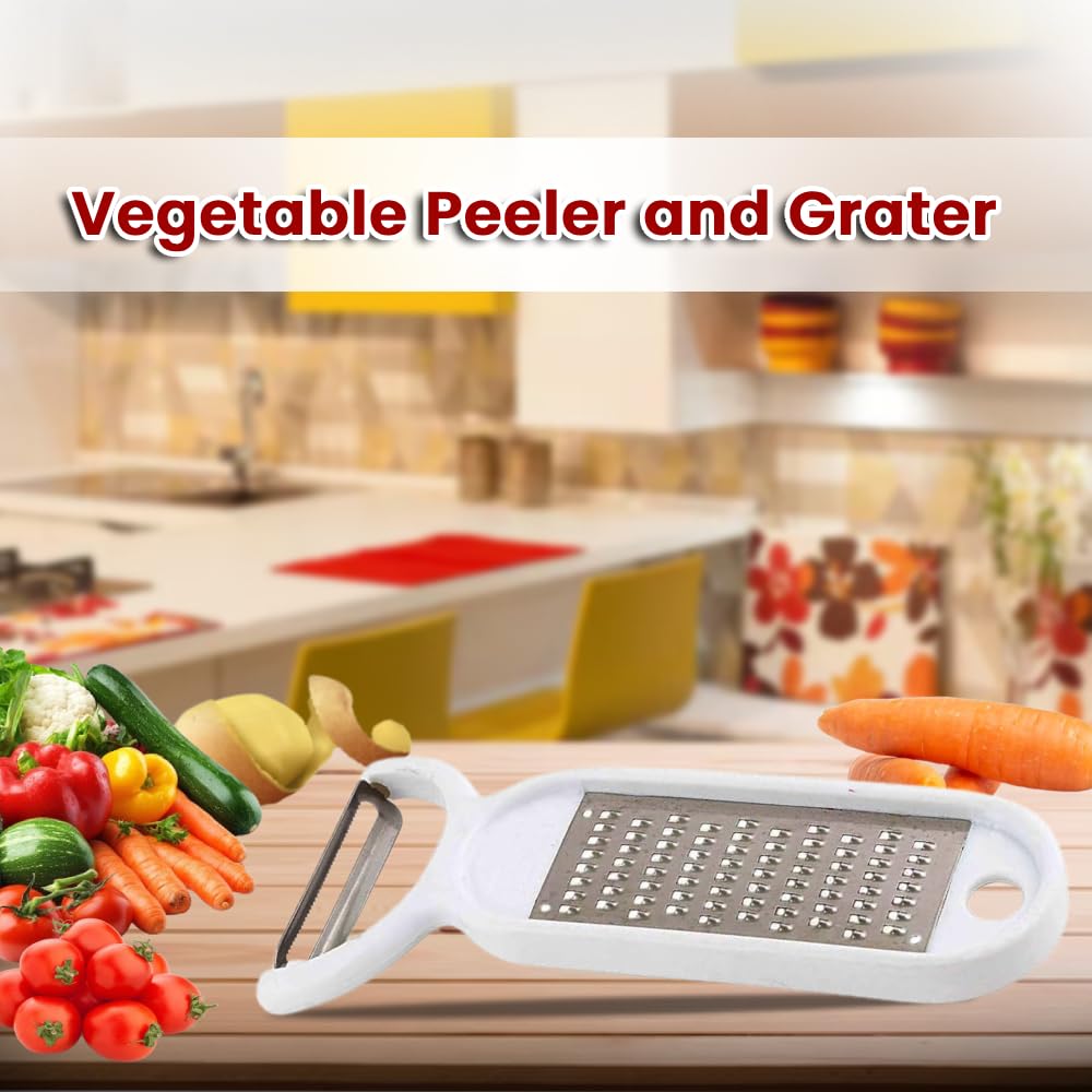 Stainless Steel Vegetable Peeler and Grater 2in1