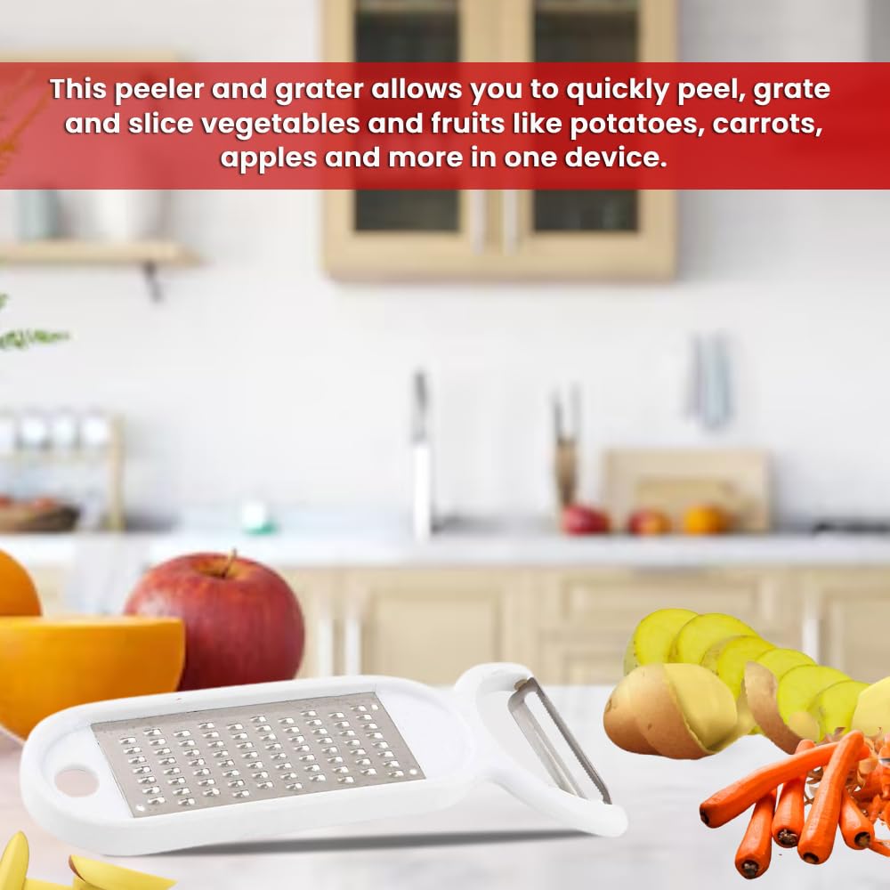 Stainless Steel Vegetable Peeler and Grater 2in1