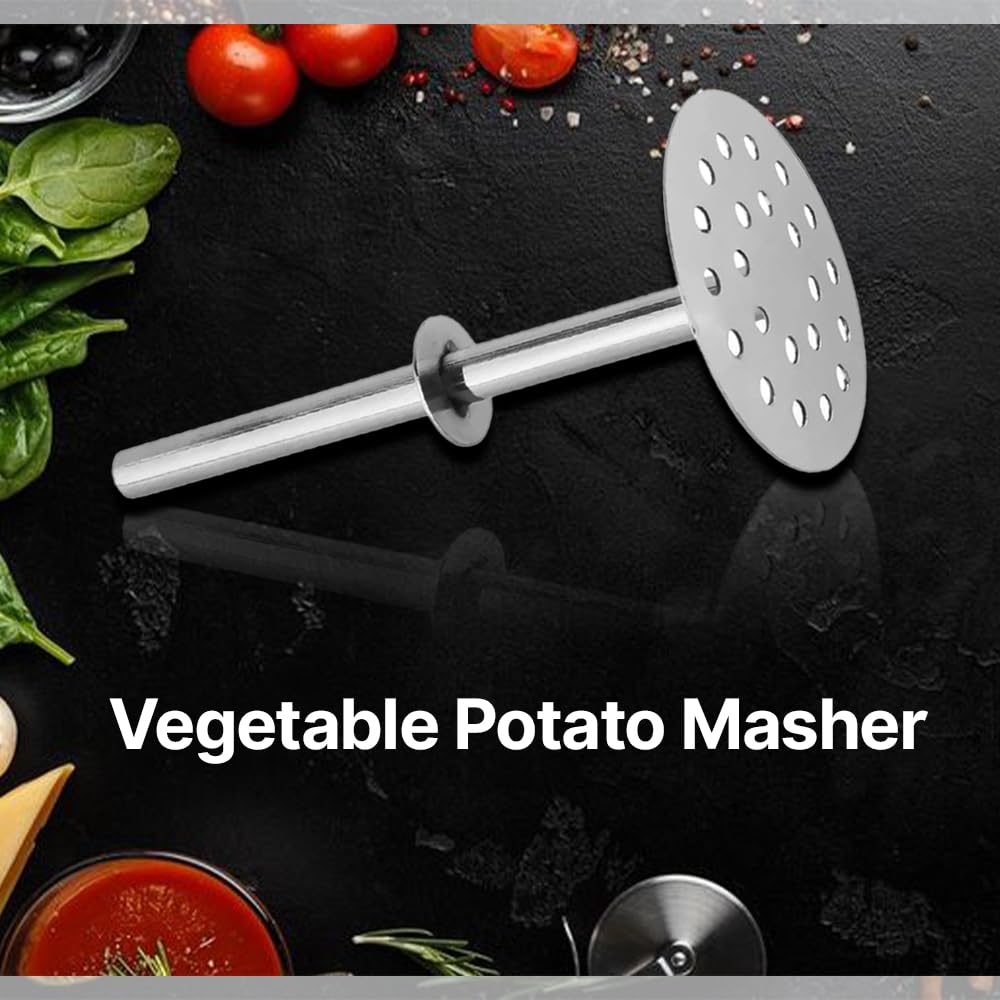 Stainless Steel Vegetable Smasher Plain Handle
