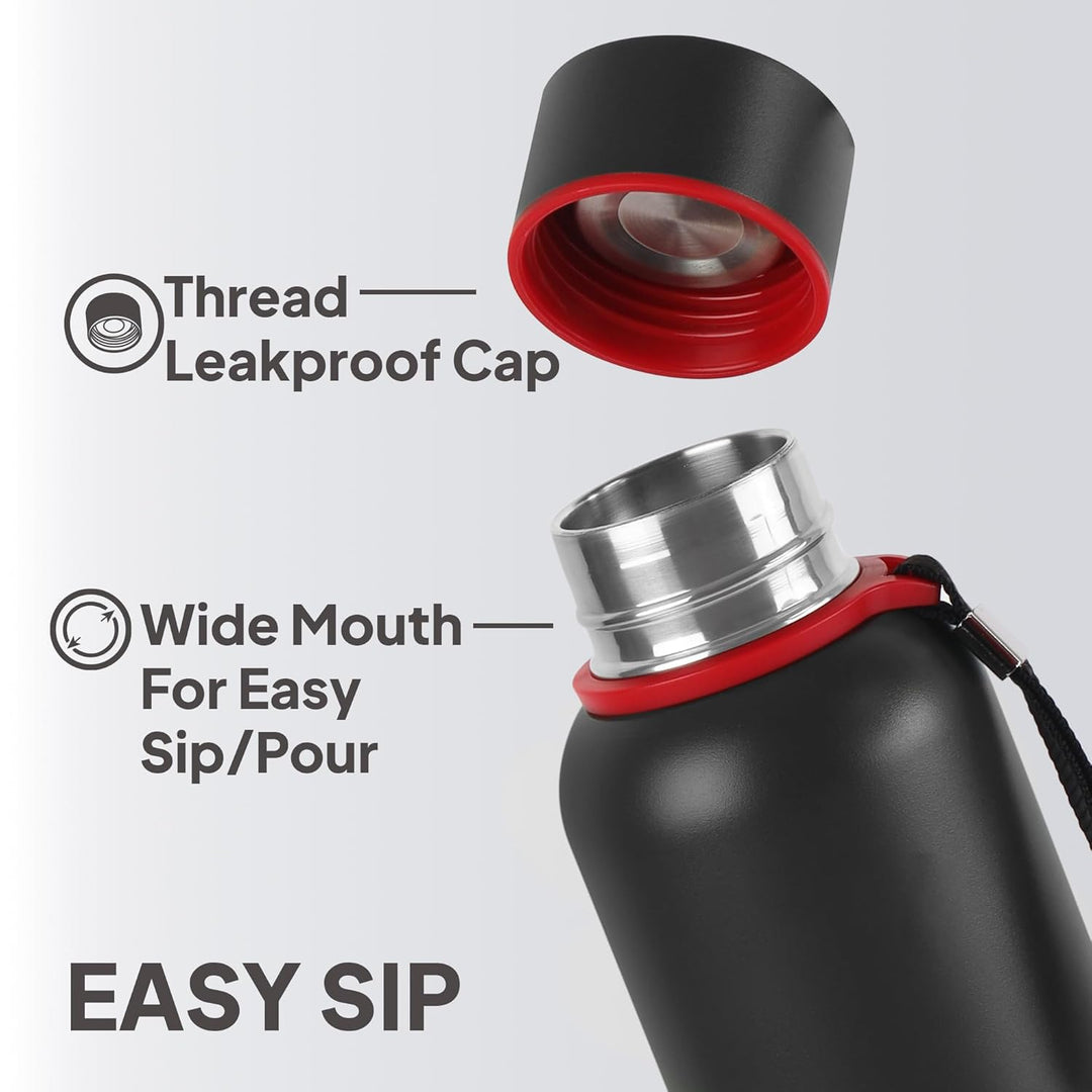 Stainless Steel Water Bottle Black