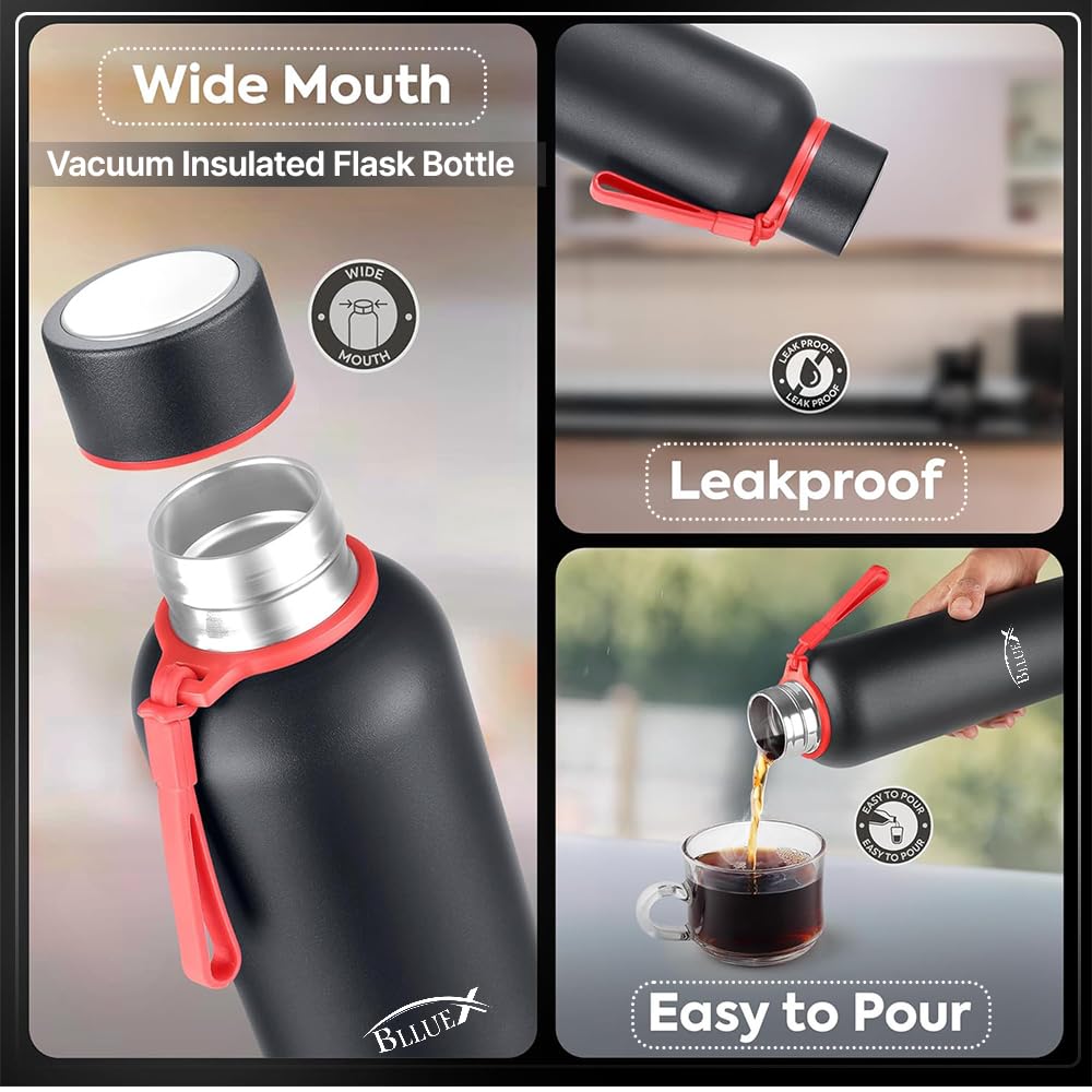 Stainless Steel Water Bottle Black