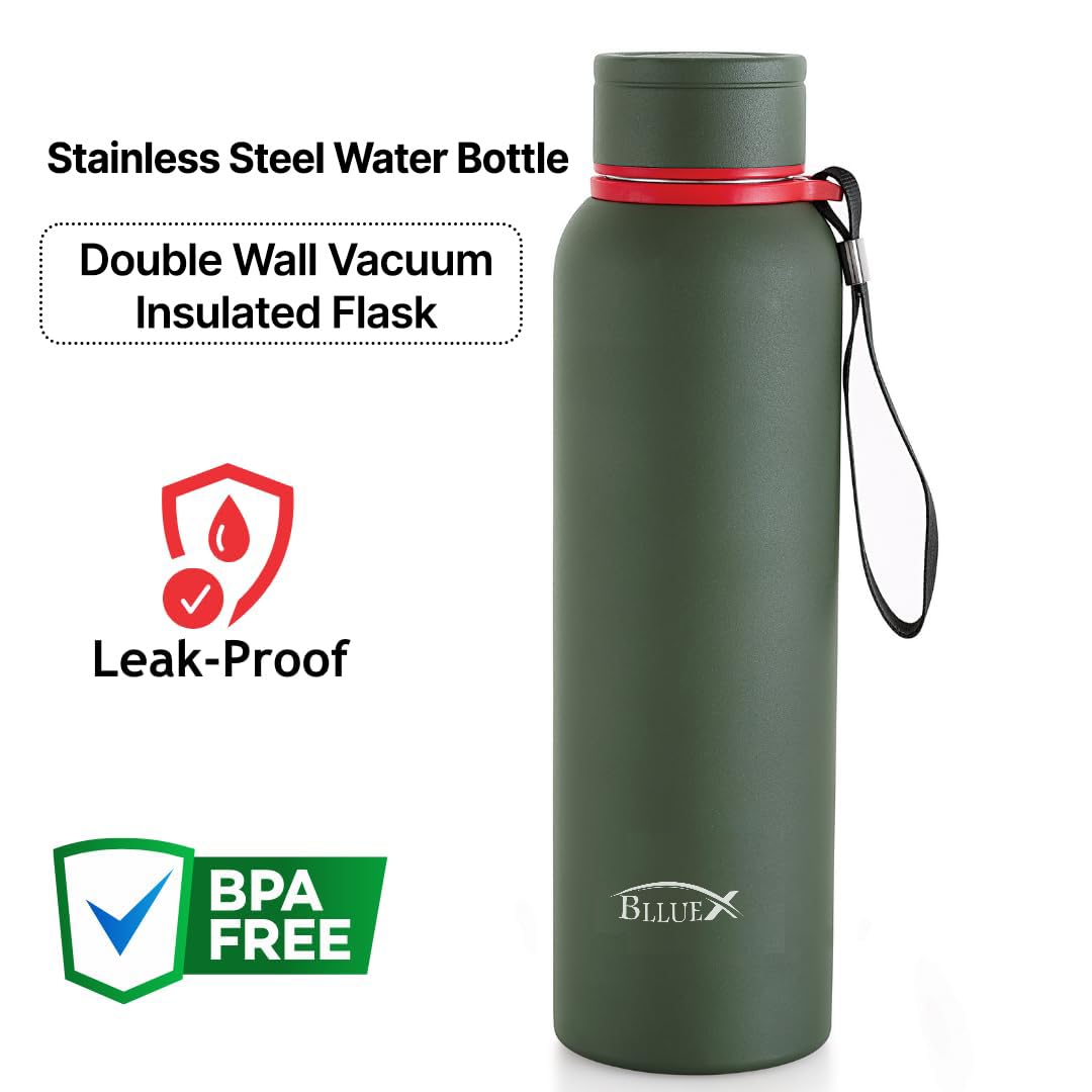 Stainless Steel Water Bottle Green