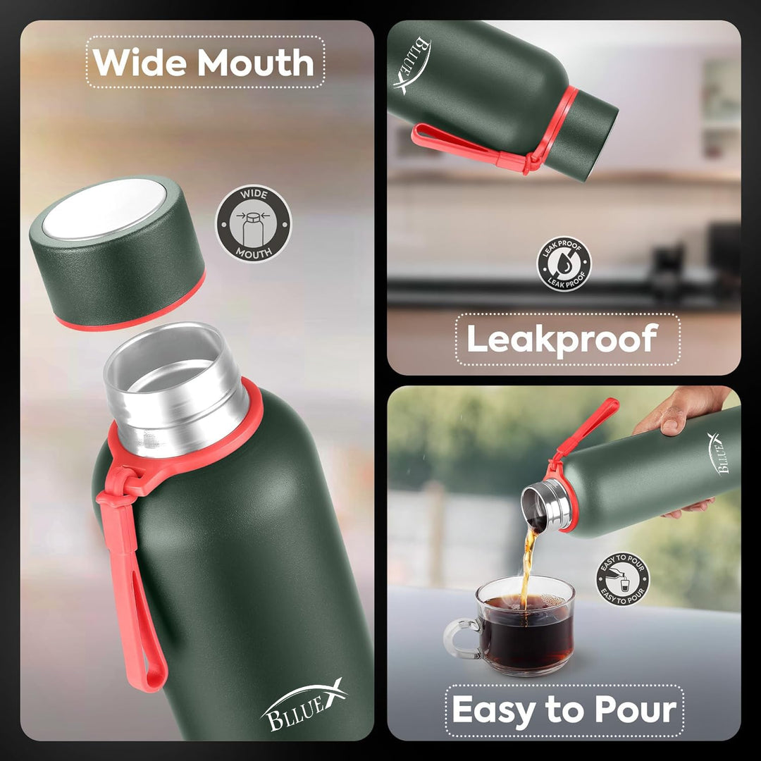 Stainless Steel Water Bottle Green